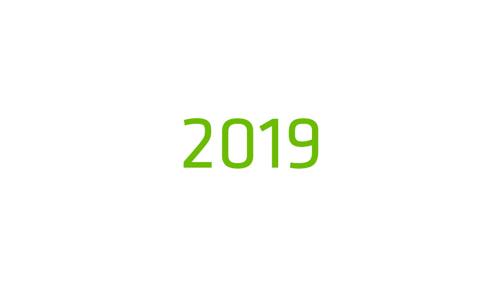 2019 Jahreszahl 2019