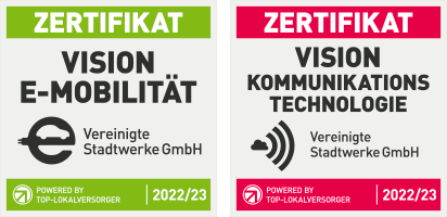 Zertifikat Vision E-Mobilität - Zertifikat Vision Kommunikationstechnologie